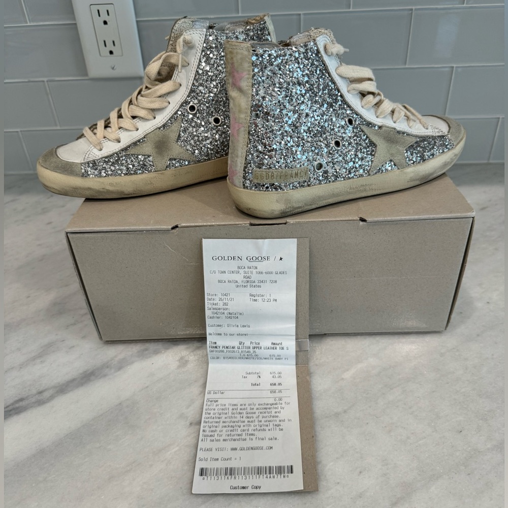Golden Goose hi top sneakers